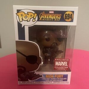 Funko Pop Marvel Nick Fury Bobblehead #694 NWOT